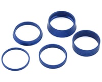 White industries Headset Spacers (Blue) (1-1/8")